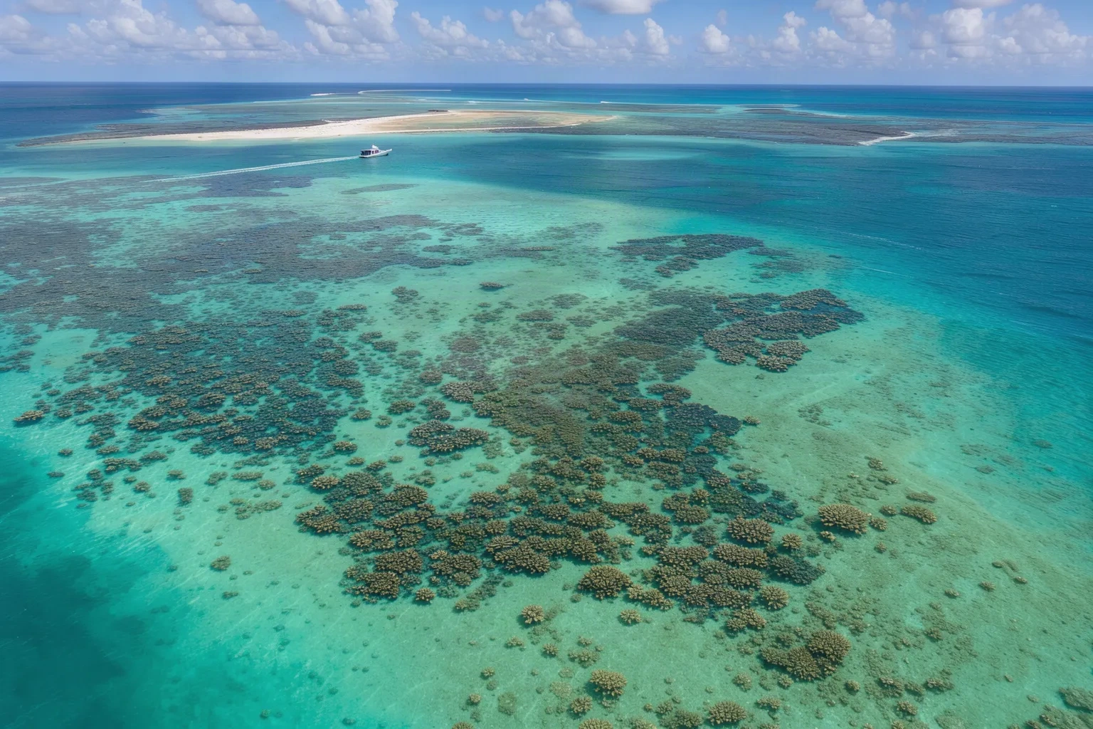 La Grande Barrière de Corail vue du ciel
