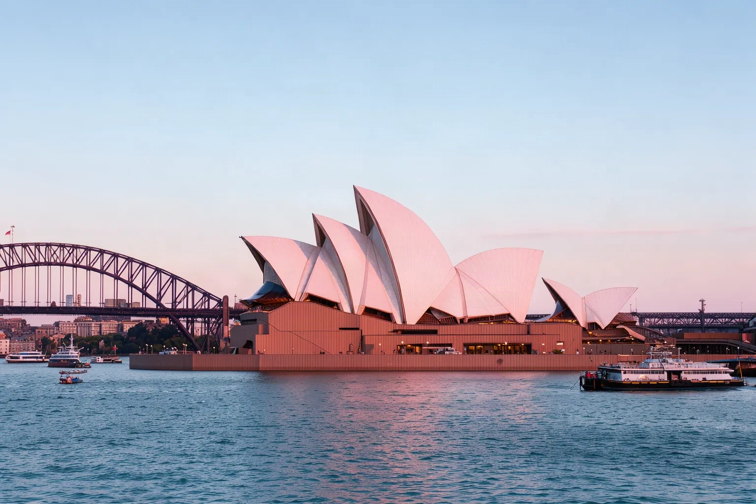 L'Opéra de Sydney au lever du jour